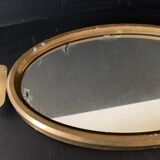 Mirror and brass tray
