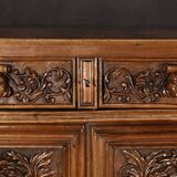 Oratory in solid walnut, Neo-Gothic Renaissance style – Late 19th century