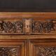Oratory in solid walnut, Neo-Gothic Renaissance style – Late 19th century