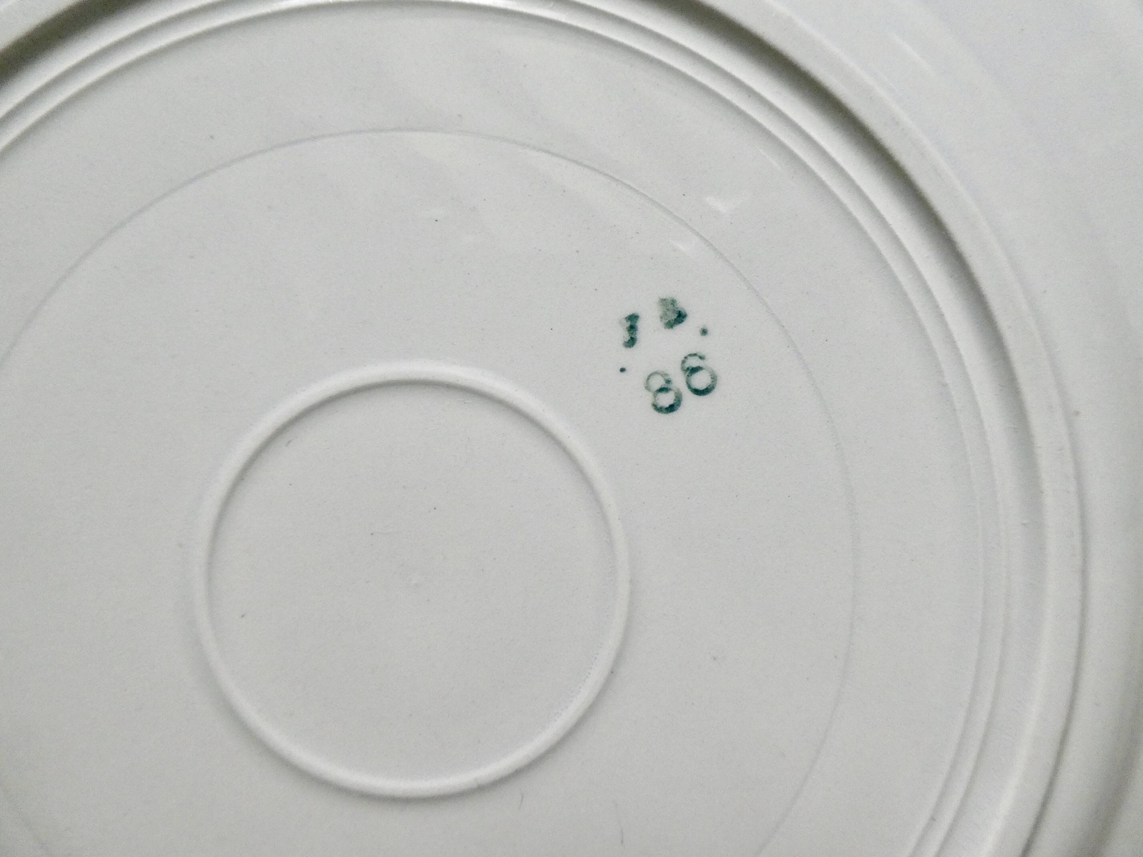 5 Badonviller ceramic plates