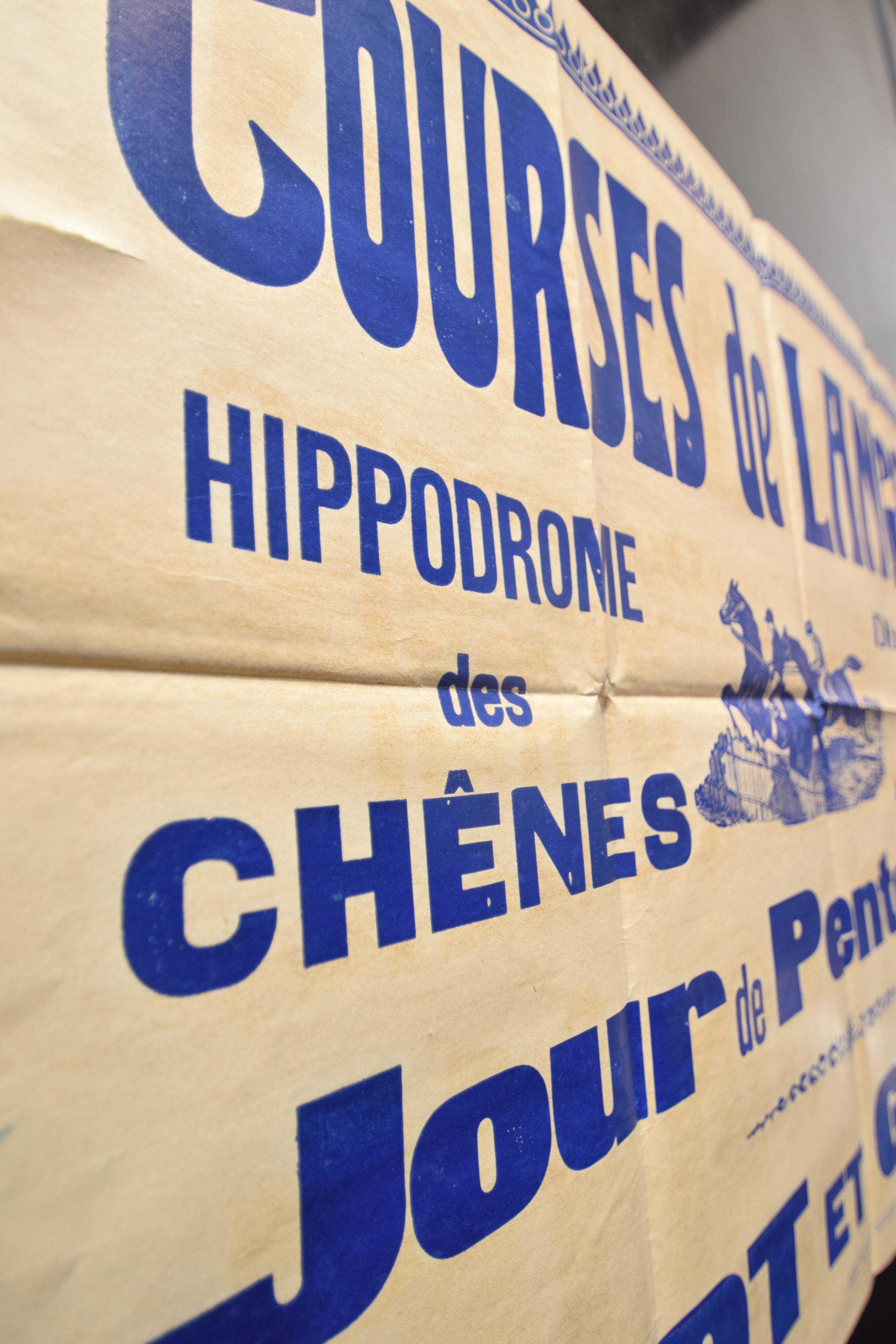 Poster "Langon Races" - 1930s