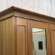 English wardrobe in walnut from the early 20th century.