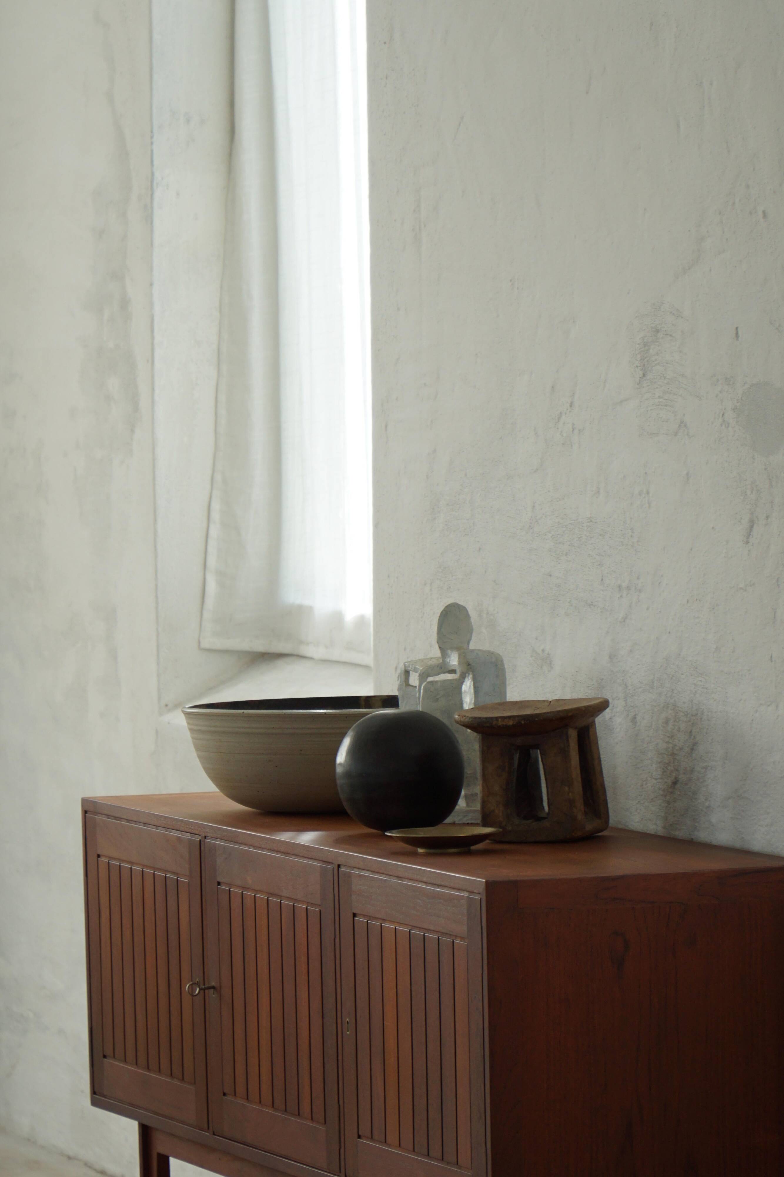 Kurt Østervig, teak buffet base, VAMO, modern Scandinavian mid-century, 1960s