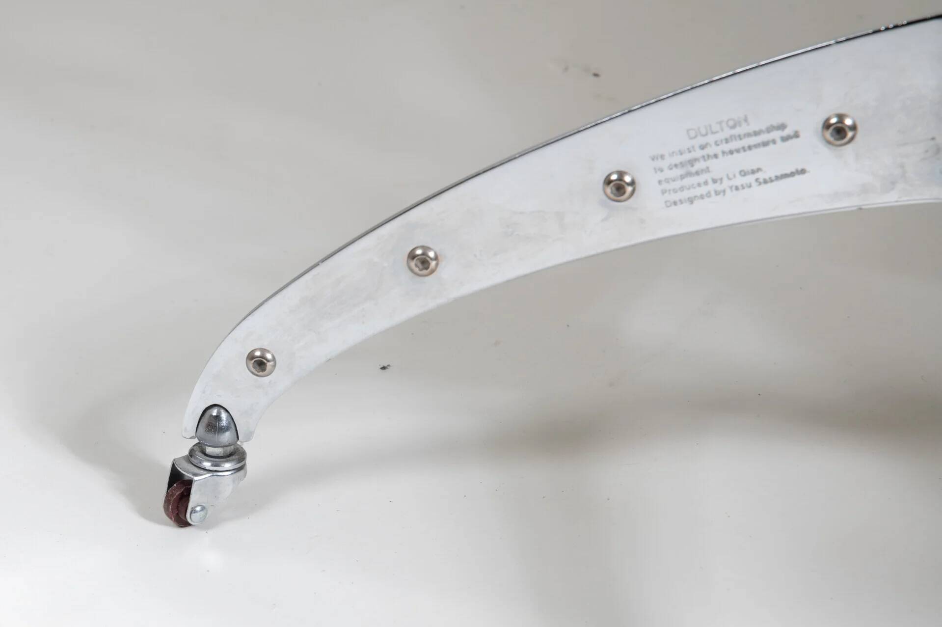 Miroir des années 80 par Yasuaki Sasamoto pour Li Qian, Japon en hammerite