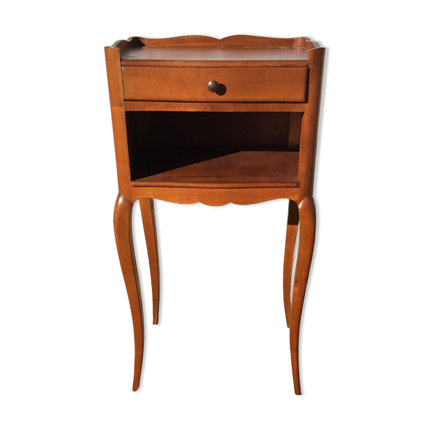 Bedside in cherry Louis XV