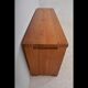 Vintage solid elm sideboard by Pierre Chapo, model R08