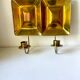 Pair Vintage Brass Wall Candle holder  Sconce  height 24 cm