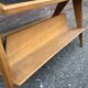 Étagère scandinave pied compas 1960