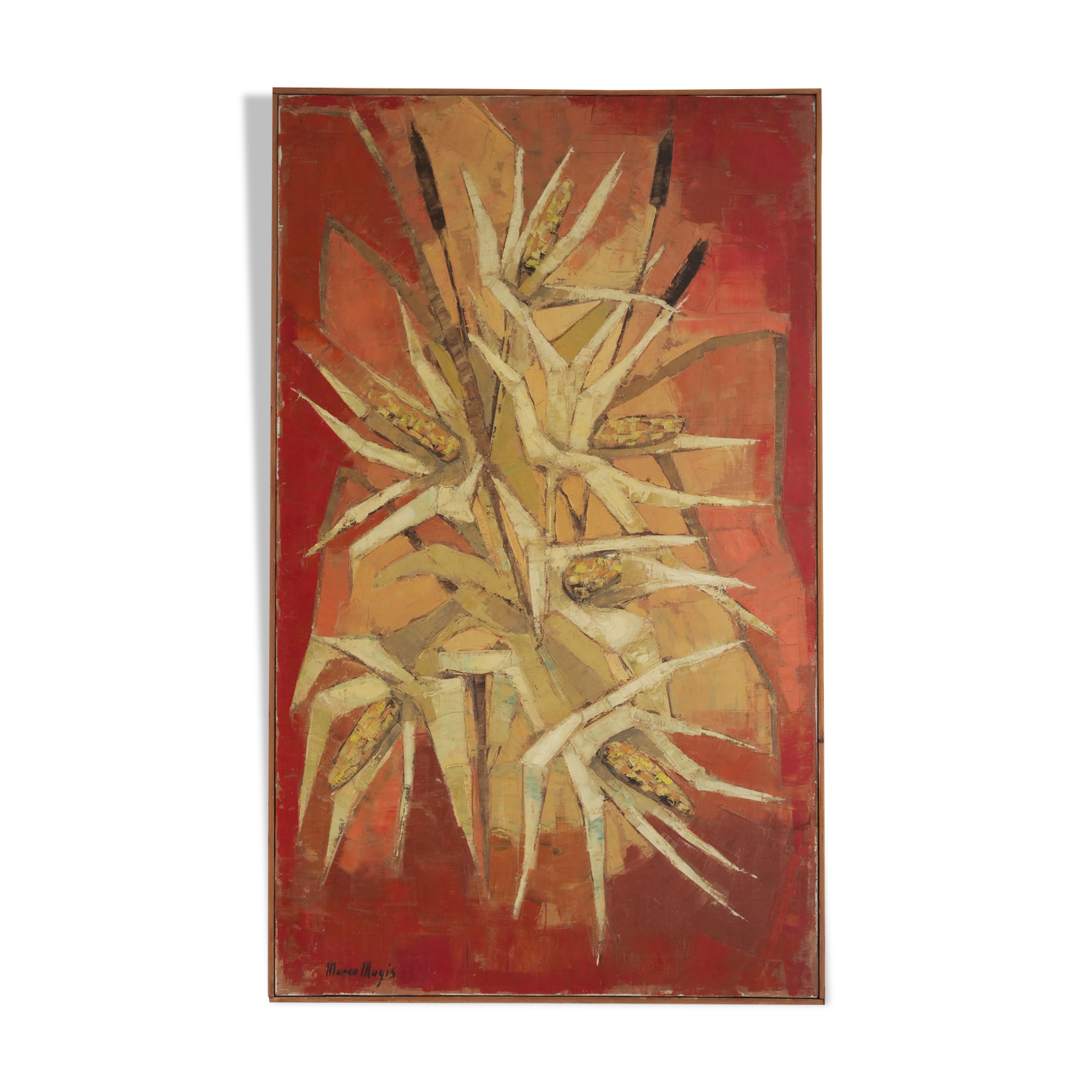 Geometric nature painting by marco magis
