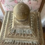 Large antique wooden birdcage