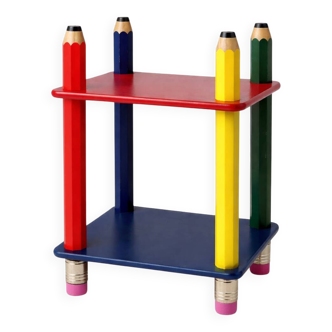 Post-modern table "Crayons de couleur" by Pierre Sala, design France