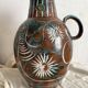 Handmade ceramic vase by Mongolfier, signed Yvon Roy, 1960