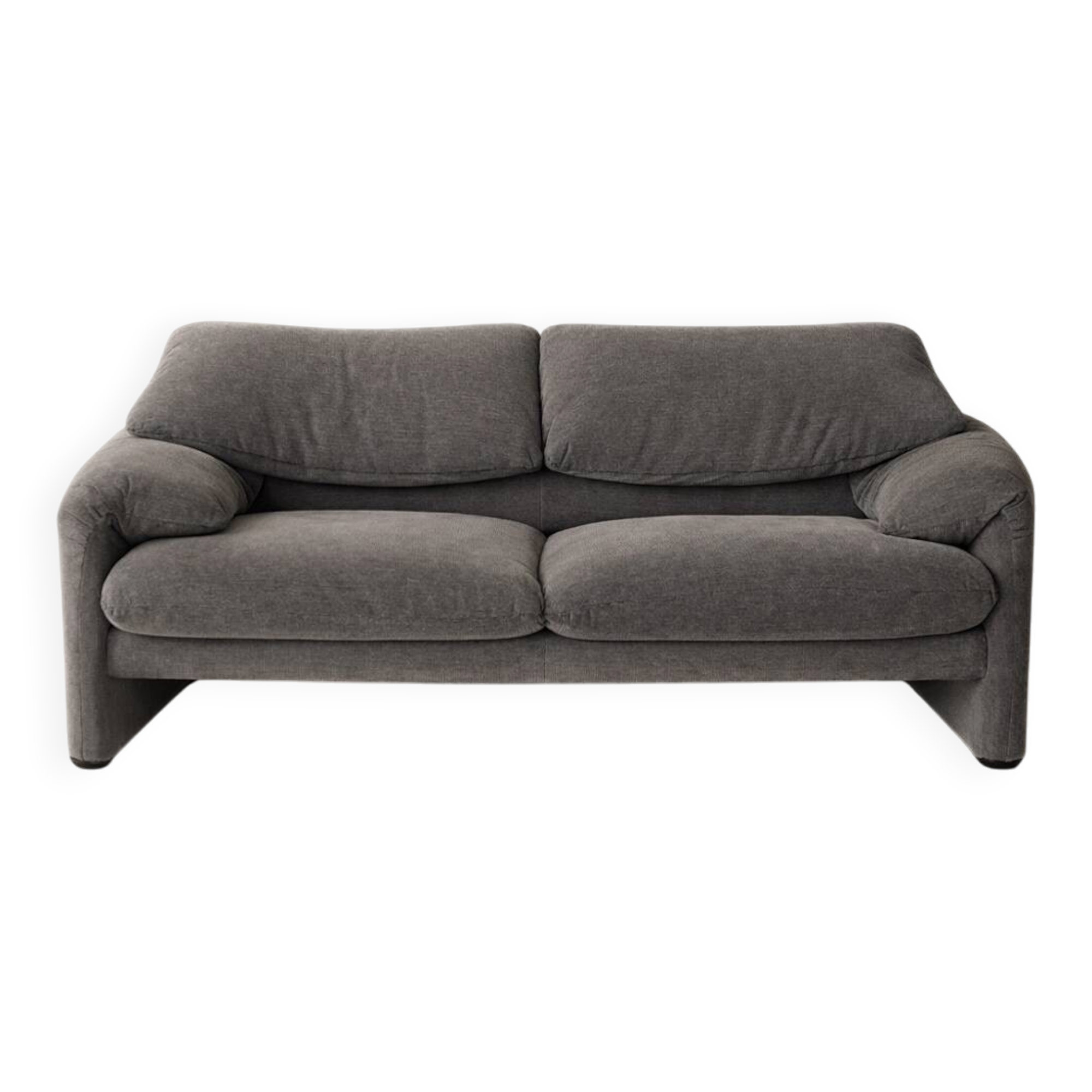 Maralunga 2-seater sofa by Cassina, designed by Vico Magistretti.