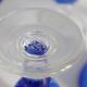 Blue glass from the Biot glassworks Traditional line