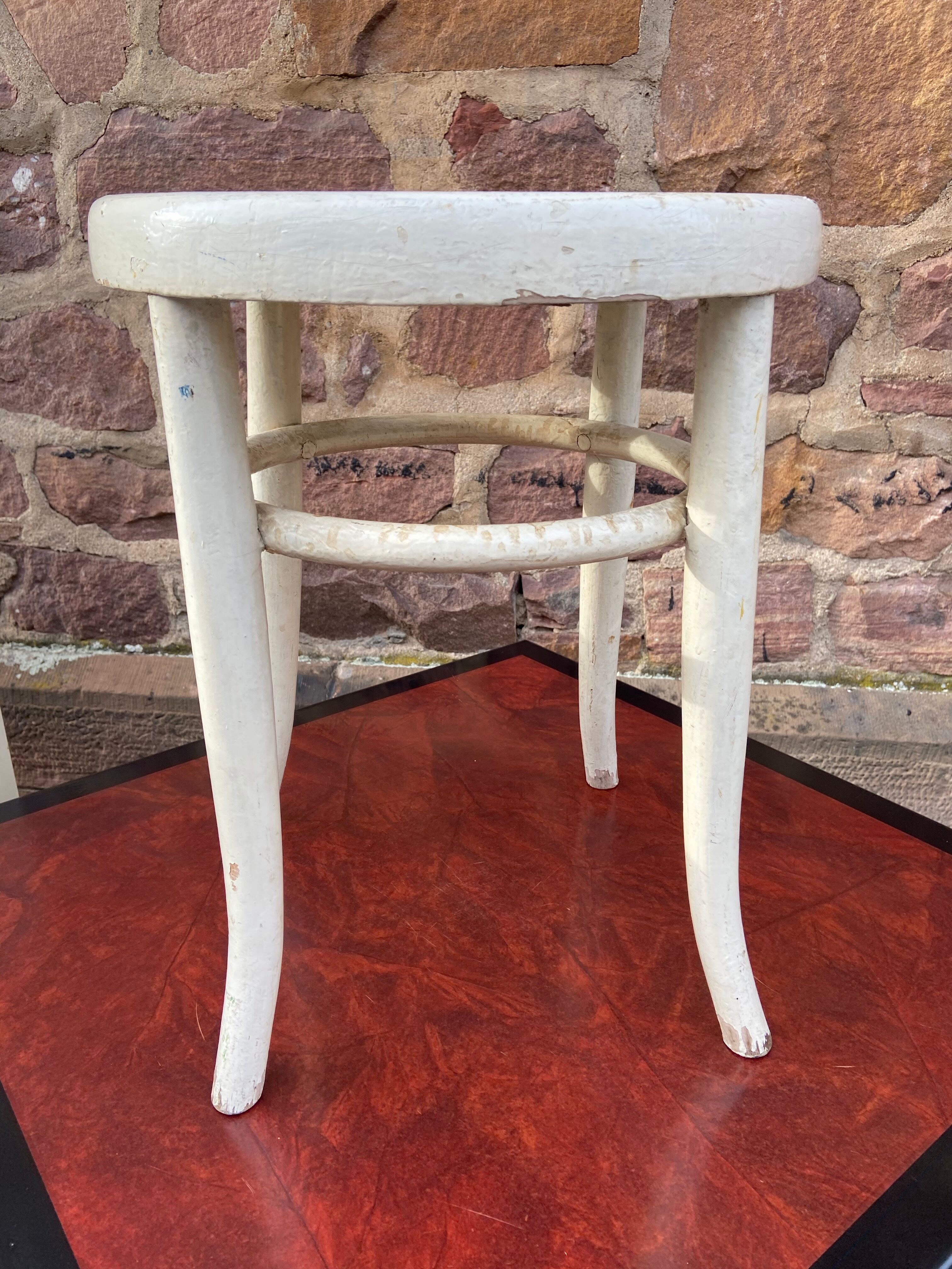 Lounge stool, curved wooden piano 1930