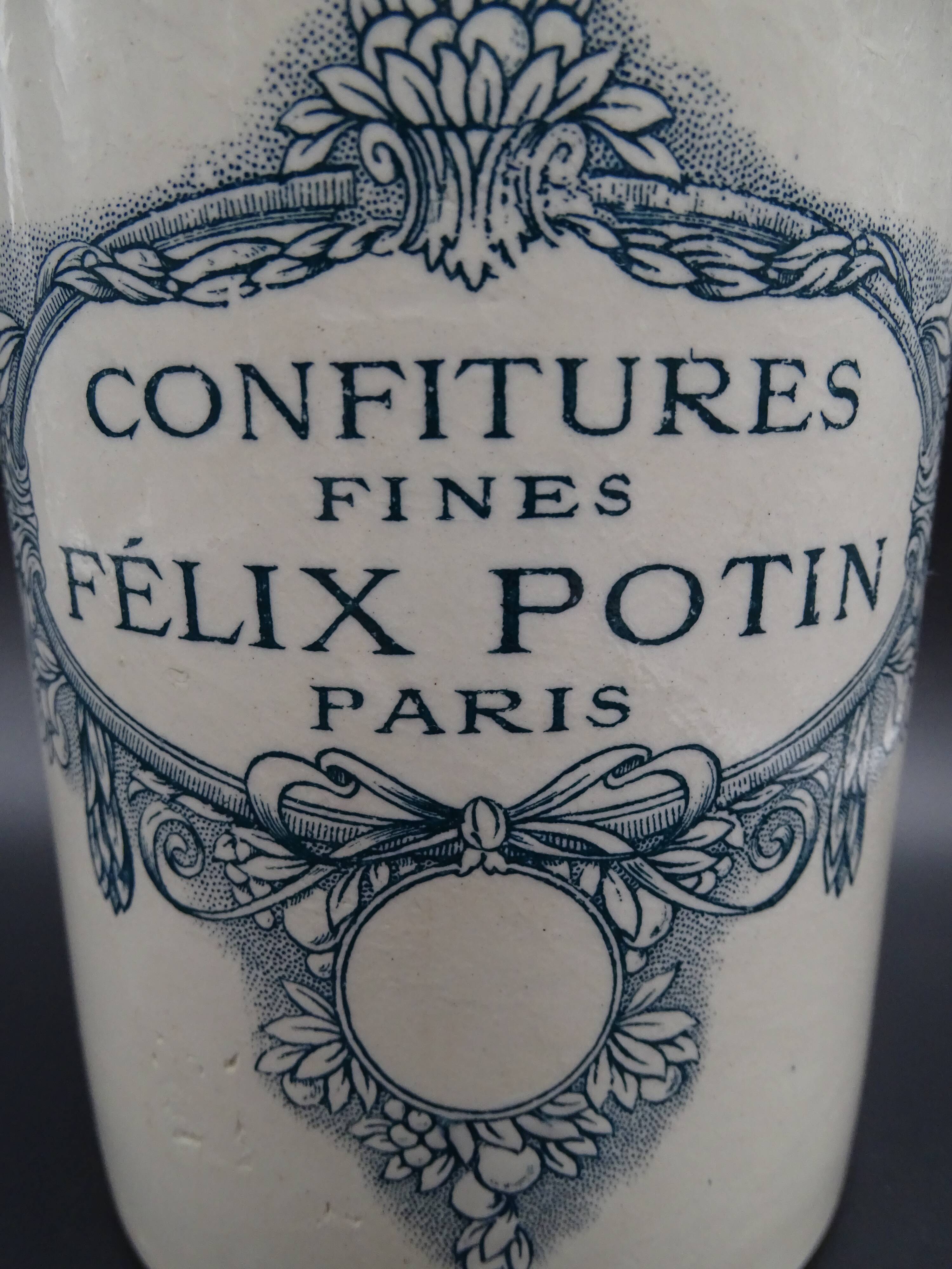 Félix Potin jam jar