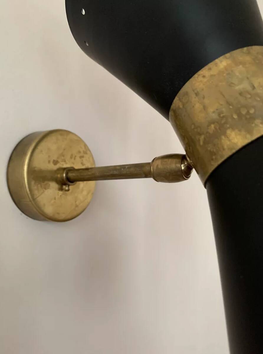 Paire Applique Diabolo Noir