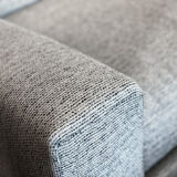 Sofa in light gray fabric - 5 seats