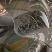 Vide poche en cristal de Baccarat moulé