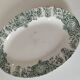 Plata oval iron earth A. Lebacqz & M. Bouchart St Amand Persian model