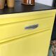Old yellow vintage jam maker