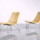 Pair of Scandinavian Scandia Easy Chairs by Hans Brattrud for Fjordfiesta
