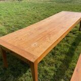 Farmhouse table and 2 benches