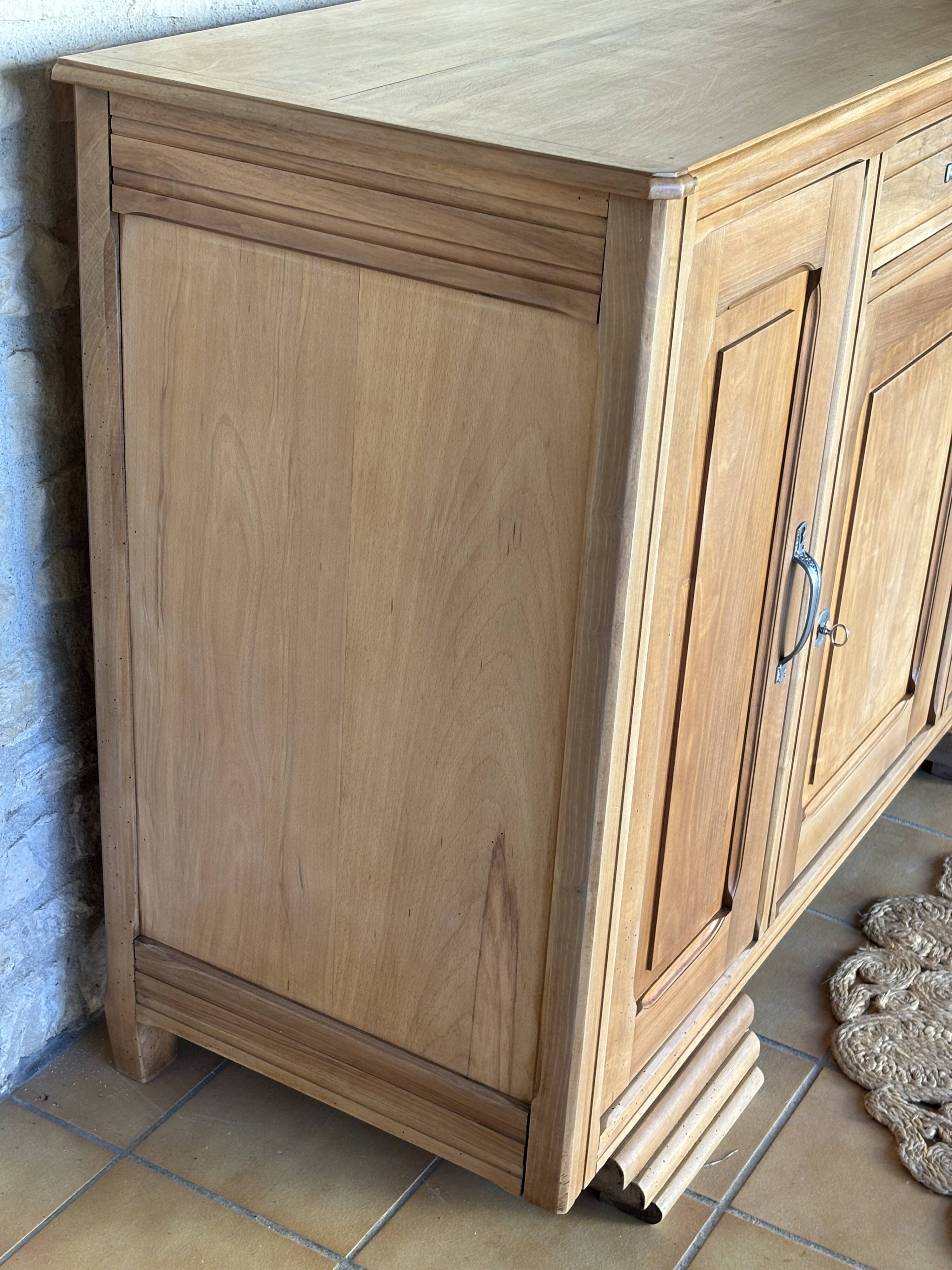 Restored solid wood Art Deco sideboard