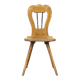 Chaise d'appoint d'art populaire primitif