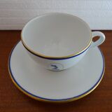 2 tasses à chocolat porcelaine Bernardaud Limoges modèle dauphin - B & Cie