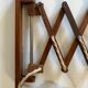 Scandinavian teak scissor lamp