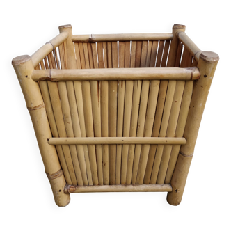 Cache-pot en bambou