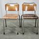 Set of 6 Gispen 106 Dutch Industrial Plywood Chairs, 1960s
