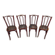 Suite de 4 chaises de bistrot Thonet, années 1930