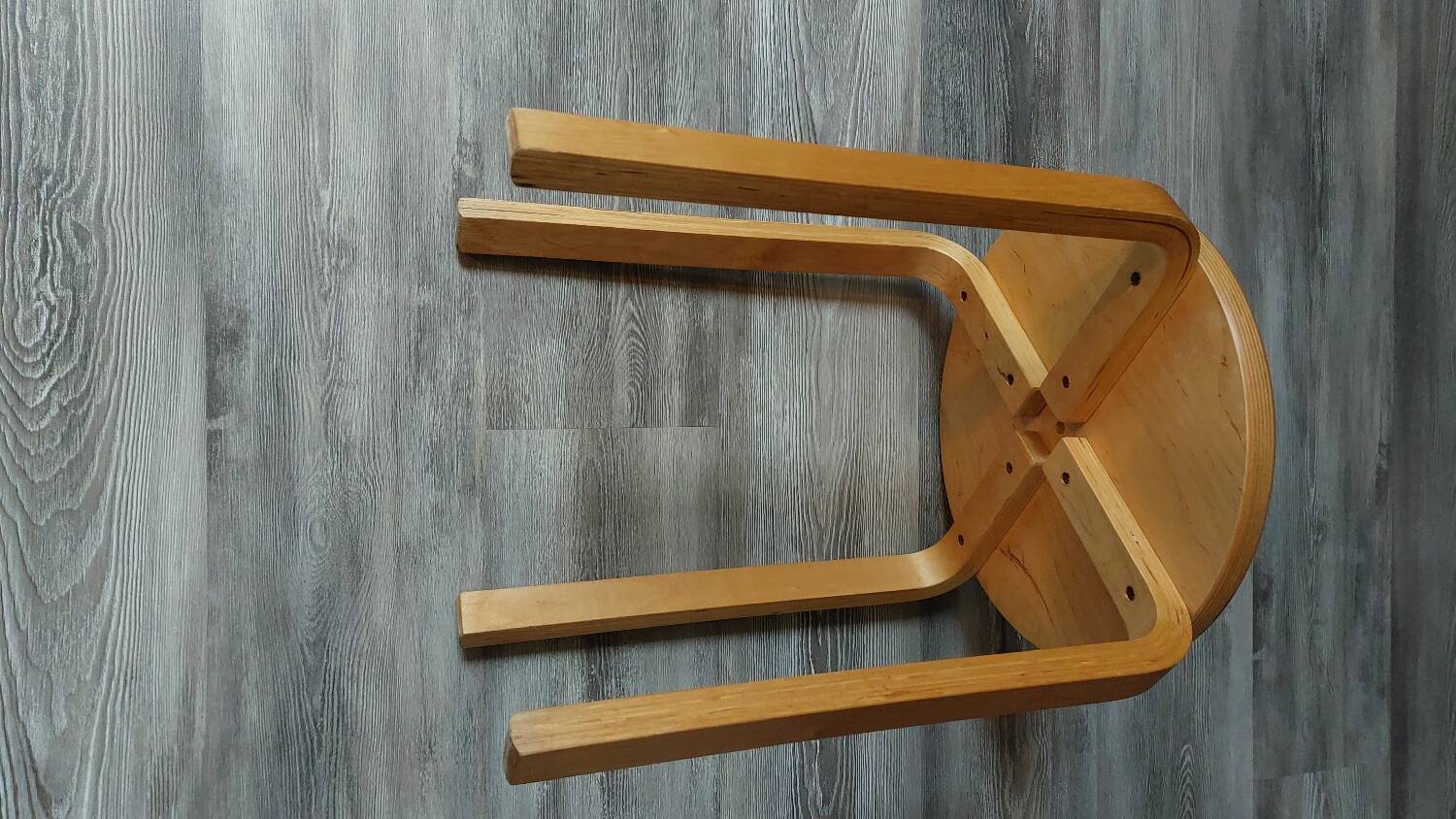 Vintage Frosta Bentwood Ikea stool, 1990s