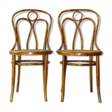 2 engelstuhl bistro chairs from Kohn n°36 around 1900 canned