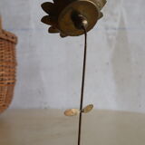 Vintage flower-shaped mirror