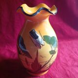 Provencal vase "sigale" signed "a.ferlay"