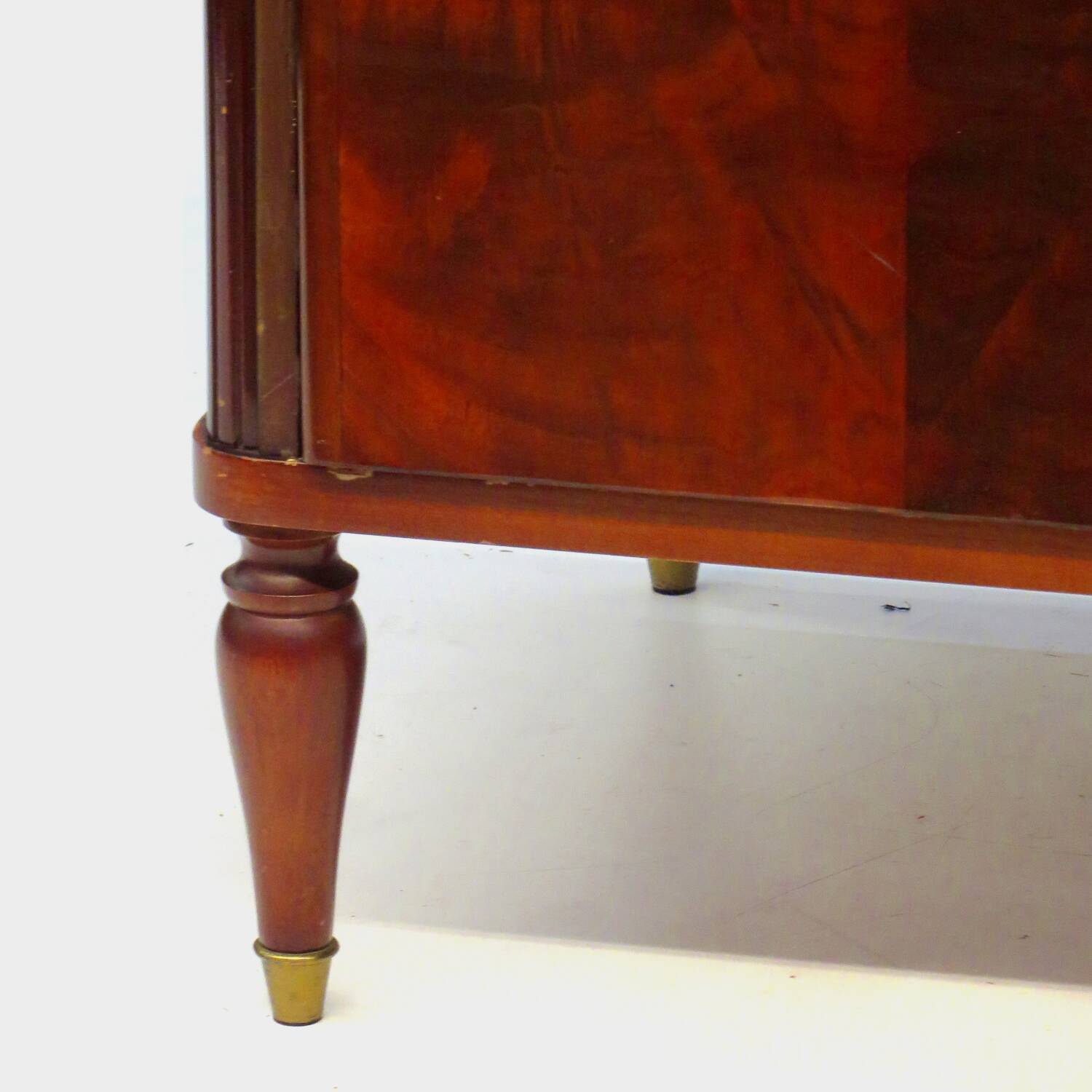 Grande armoire vintage Art Déco à 5 portes en acajou flammé, années 1920