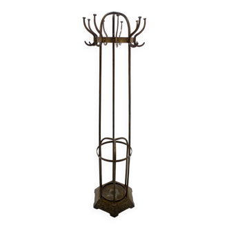 Iron Coat Rack by Vichr & Co., Austria, 1900s