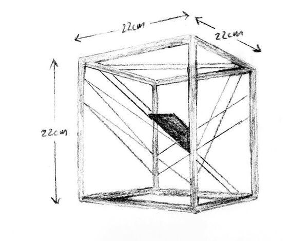 Lampe de Table Vintage • Kodak Space Light  • Ercole Cacciami • 1990