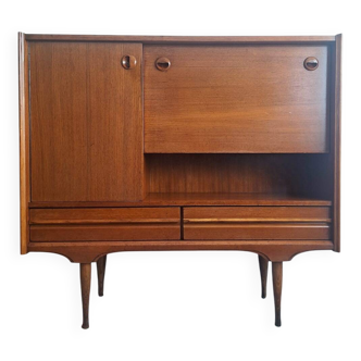 Buffet haut, secrétaire en bois massif