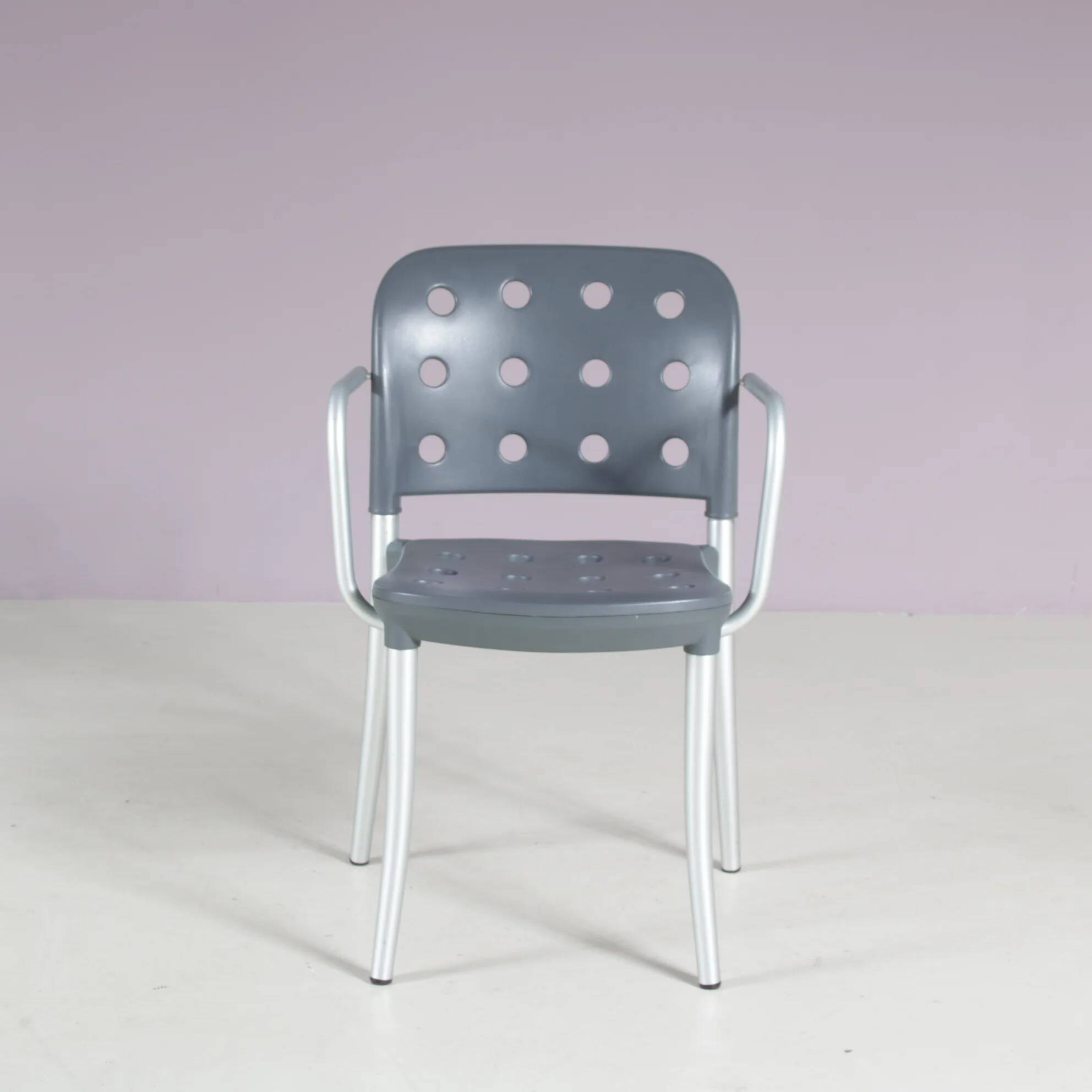 Set of 4 "Minni" chairs from the 1980s by Antonio Citterio for Halifax, Italy