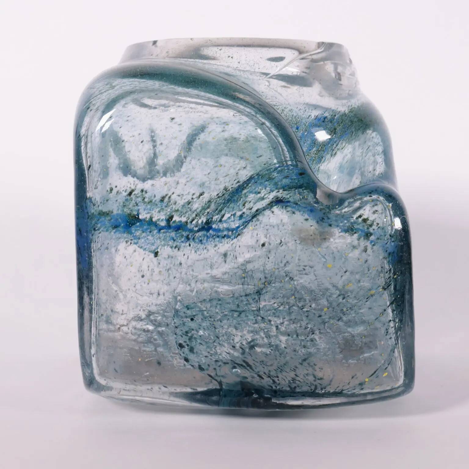 Murano glass vase Italy 1970s