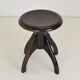 Mid-century height adjustable piano stool,1950's