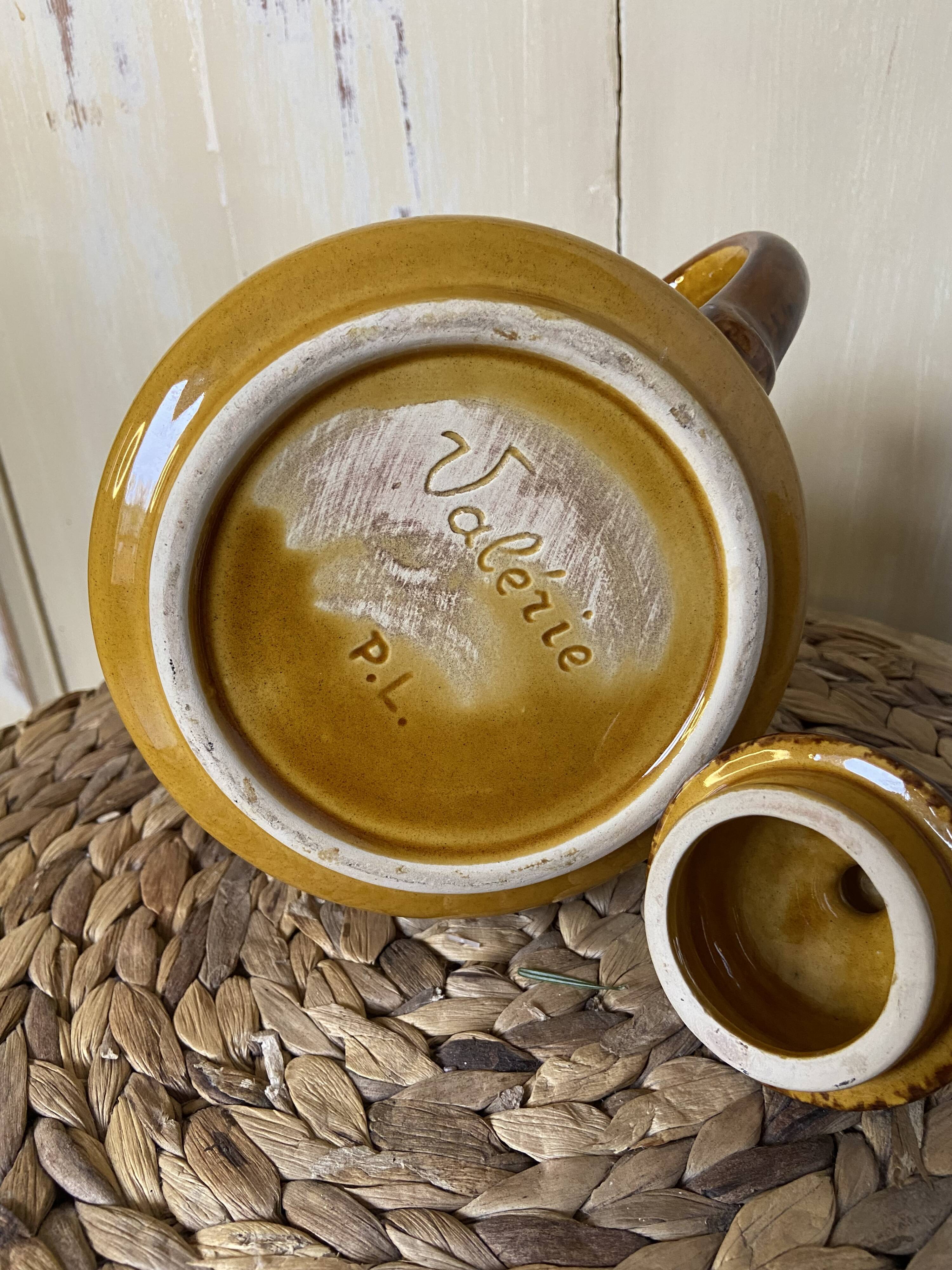 Vintage herbal teapot from the 60s