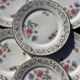 Small Dessert Plates - Limoges Porcelain - Mehun Enamels