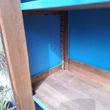 Louis Philippe blond walnut bookcase