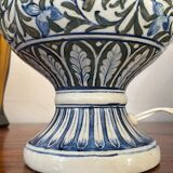 Old Hand-painted ceramic lamp