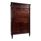 Mahogany Secretary Louis XVI XIII Eme Century